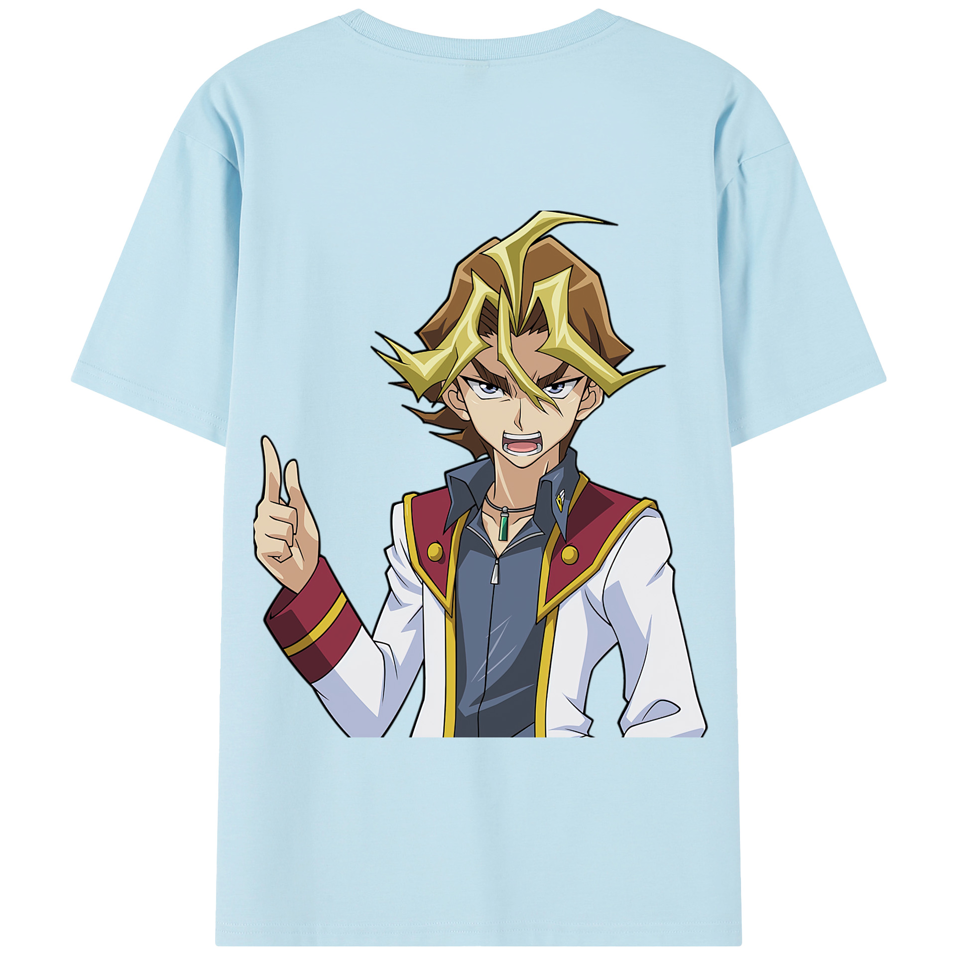 （画像用） 遊☆戯☆王 Yu-Gi-Oh! 綿100％半袖Tシャツ（背面プリント）